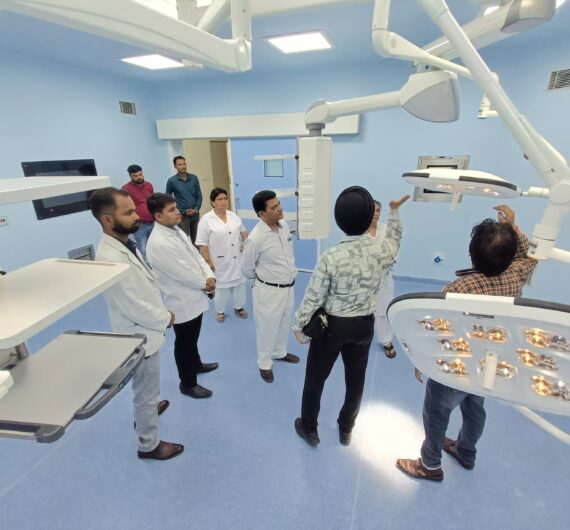 Newly prepared modular operating theatre of ASMC KANPUR DEHAT