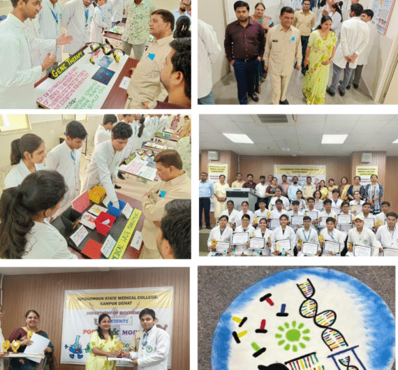 Model and poster presentation 2024-2025 Batch Department of biochemistry, ASMC Kanpur dehat.