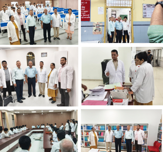 Senior faculty Team from DGME Lucknow Inspects ASMC Kanpur Dehat and Hospital at 30/10/2025