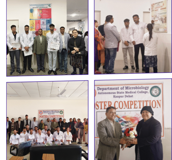 poster competition organised by Microbiology department 17 jan 2026